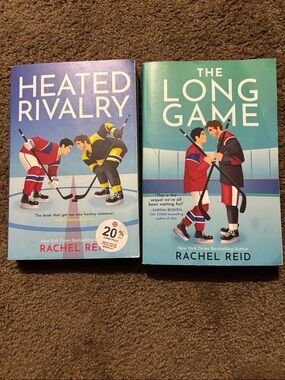 Heated Rivalry & The Long Game Paperback Set - Blue Covers